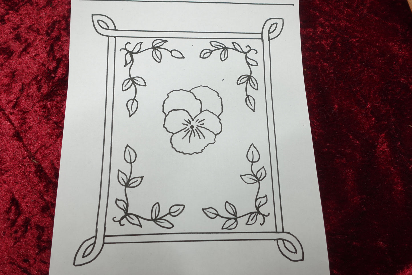 Trapunto Embroidery Pattern