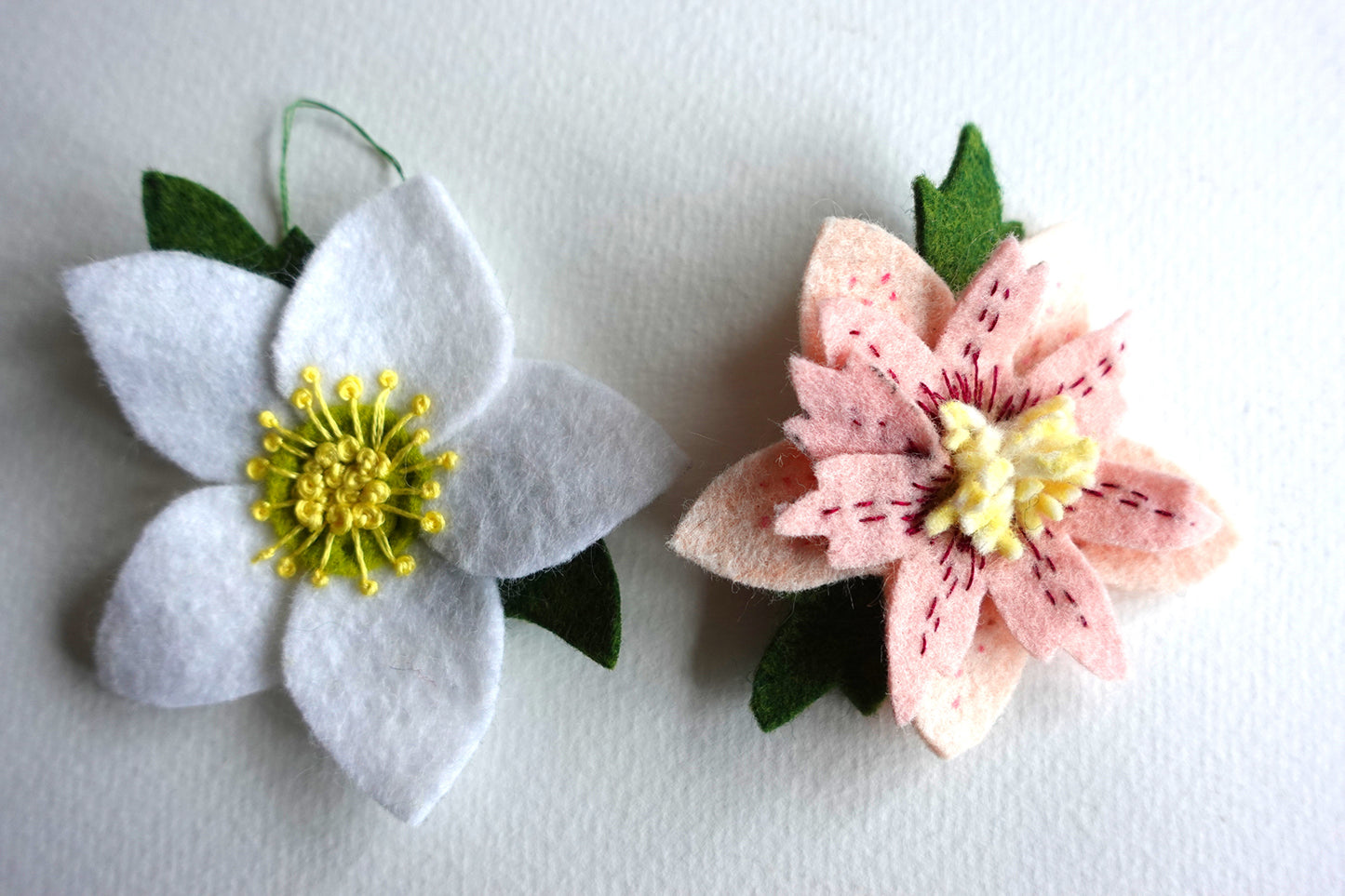 Felt Hellebore Flower