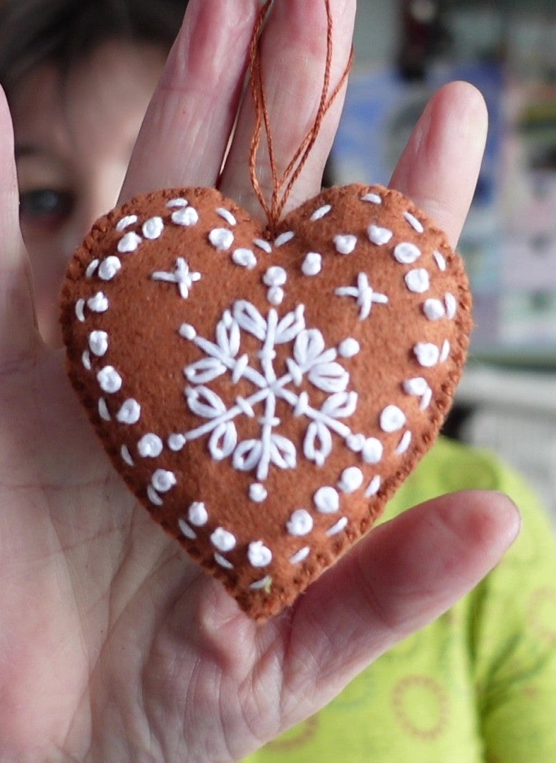 Felt Gingerbread Ornaments