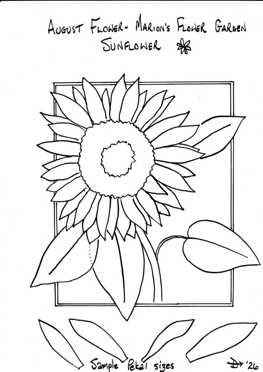 Sunflower Embroidery